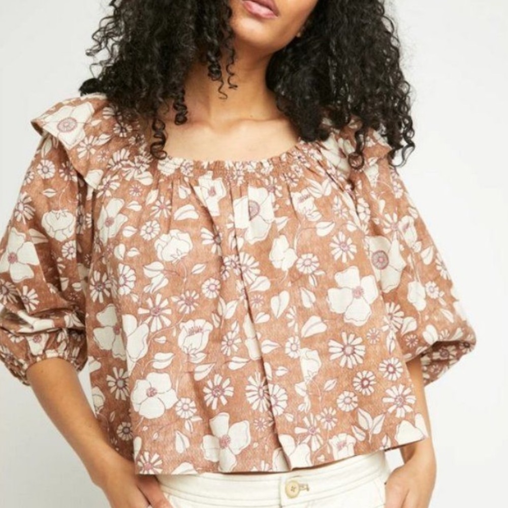 Free People | Miss Daisy Printed Top